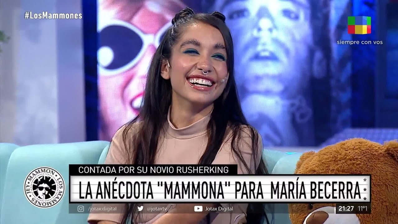 María Becerra contó cómo conoció a su novio Rusherking