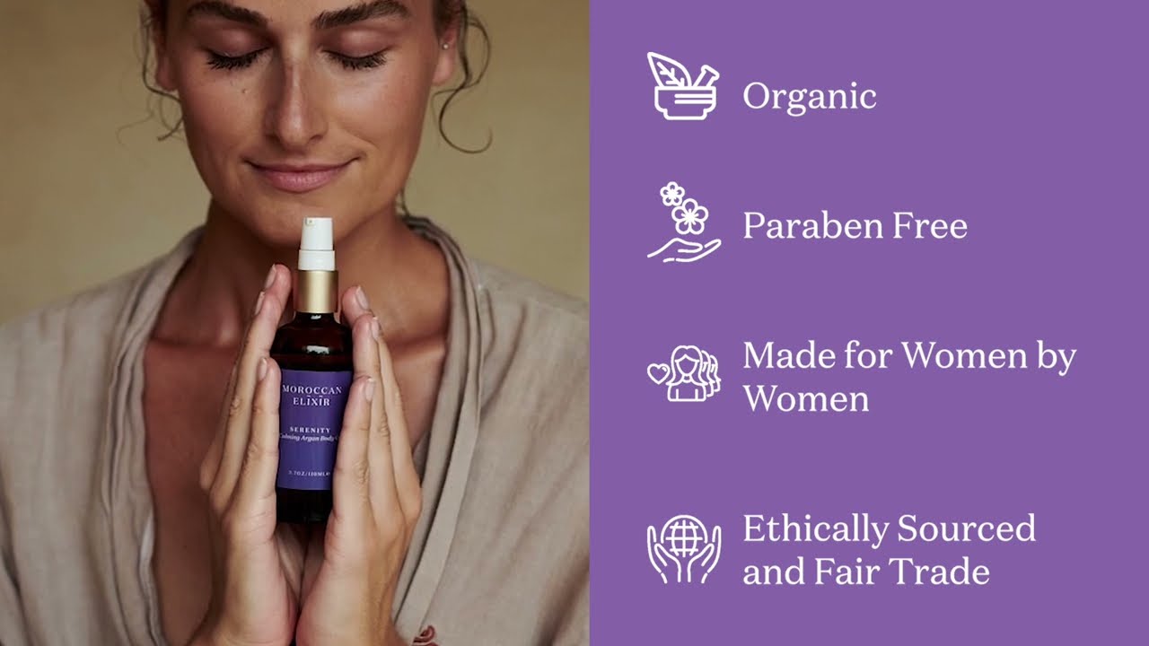 SERENITY Calming Argan Body Oil