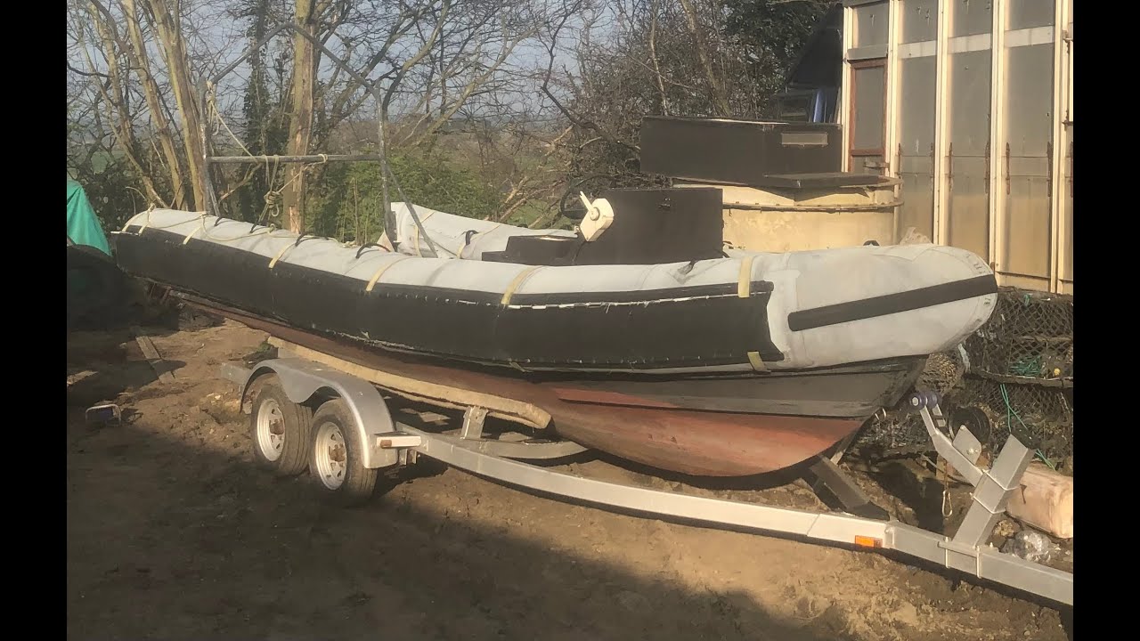 Cummins 6bt Turbo Engine swap into a Halmatic 22ft Rib Boat.