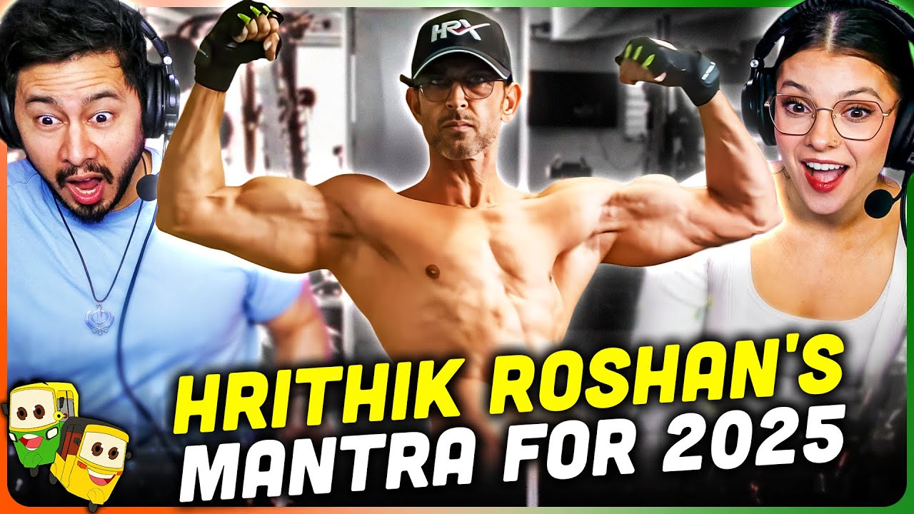 HRITHIK ROSHAN'S MANTRA FOR 2025 Video Reaction! | HRX Brand
