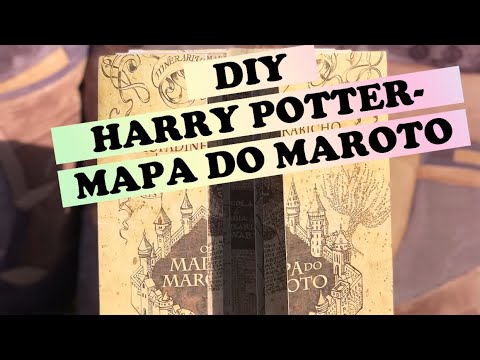 DYI: MAPA DO MAROTO EM PORTUGUÊS E INGLÊS - HARRY POTTER