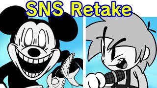 Friday Night Funkin' VS Mickey Mouse | Sunday Night S. Rookies (V1) SNS Retake (FNF Mod/Creepypasta)