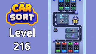 Car Sort: Color Puzzle Level 216 Walkthrough Solution