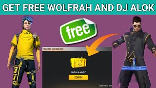 How To Get Free Dj Alok And Wolfrah Character In Free Fire || Get Free All Character