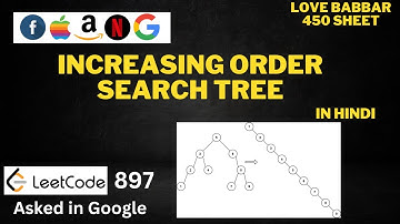Increasing Order Search Tree | Leetcode 897 | BST