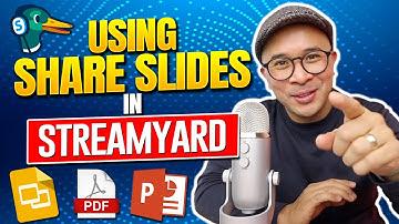 STREAMYARD TUTORIAL 2023: How to Share Slides inside Streamyard