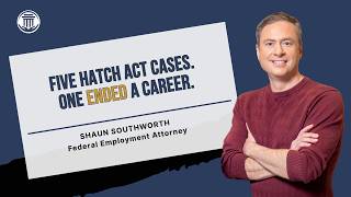 10.8.26 Twenty-six Days to Midterms: Five Hatch Act Cases. One Ended a Career.