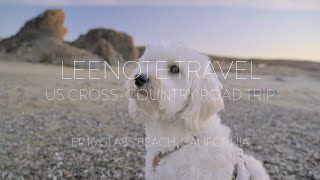 US Cross-country Road Trip | ep.16 Glass Beach, California | Sony a7c & iPhone 13 Mini & Pro | 4k