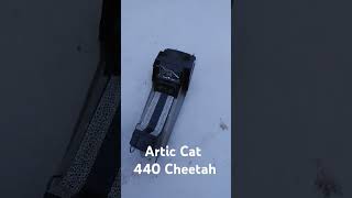 Testing A Vintage Artic Cat Snowmobile Toy #vintagetoys