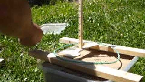 Back yard test of super BFO 1 metal detector made by Tec