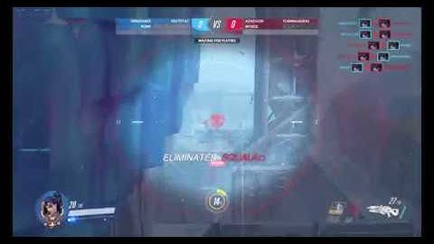 Insane Widowmaker double kill hook shot on Overwatch