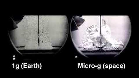 Water Boiling in space