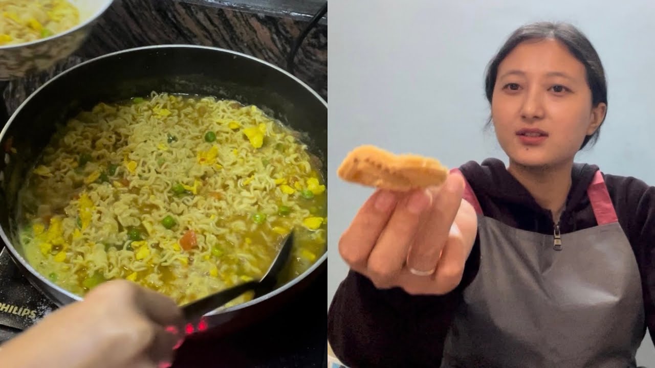 Hang out with me for a day (please) Maggi for lunchMasala Maggi
