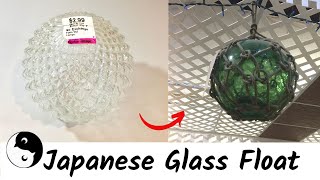 Japanese Glass Float  Birdz of a Feather 