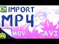 Opentoonz 1.4 - Import/Export MP4's and GIF's With FFMPEG