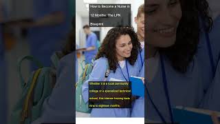How to Become a Nurse in 12 Months The LPN Blueprint vertical #nursing