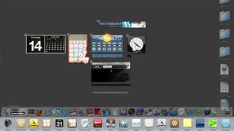 How to Add Widgets to Mac OS Tiger Dashboard