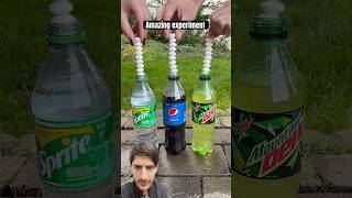 Pepsi Sprite drink challenge #Challenge #funny #experiment #ഷോര്ട്ട്സ്