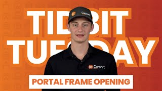 What is a Portal Frame Opening - Carport Central TidBit Tuesday