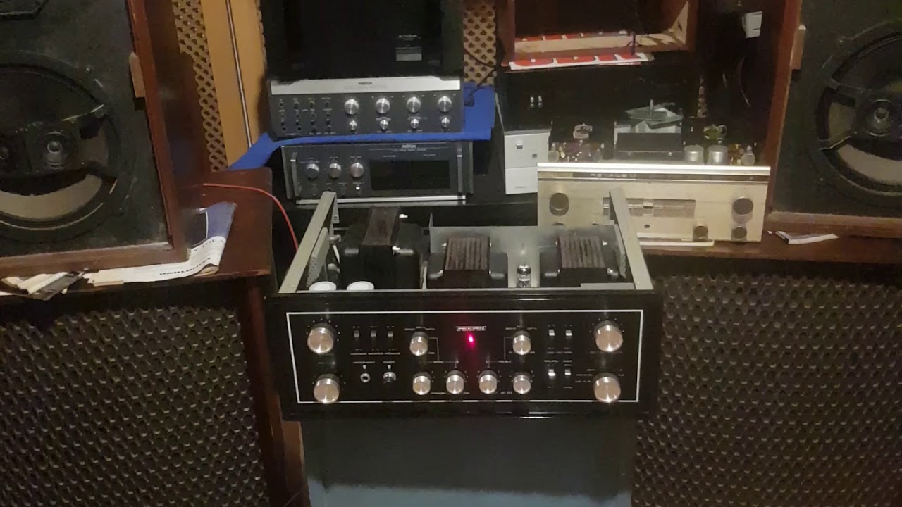 Sansui au 111 the first & altec 846a vott - YouTube