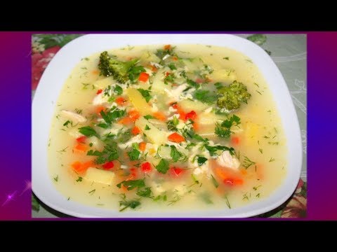 Видео рецепт Суп с говядиной и брокколи