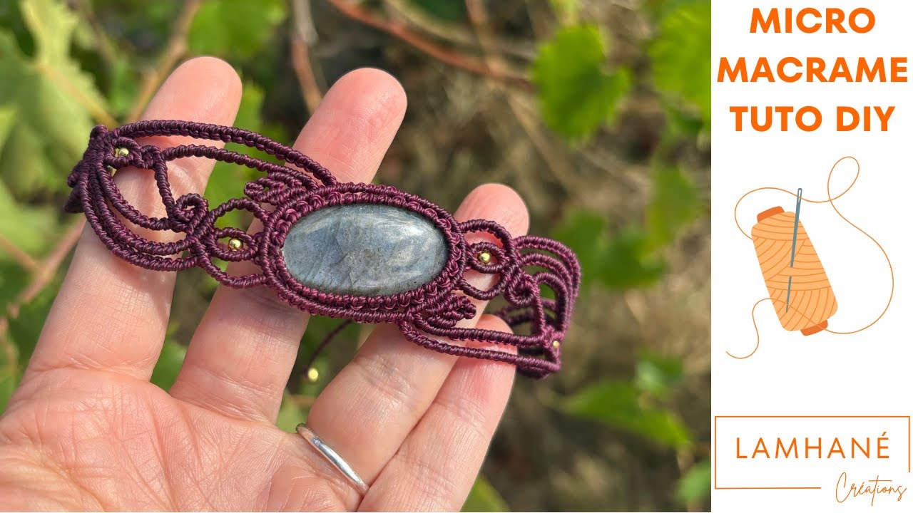 Tutoriel Bracelet micro macramé 