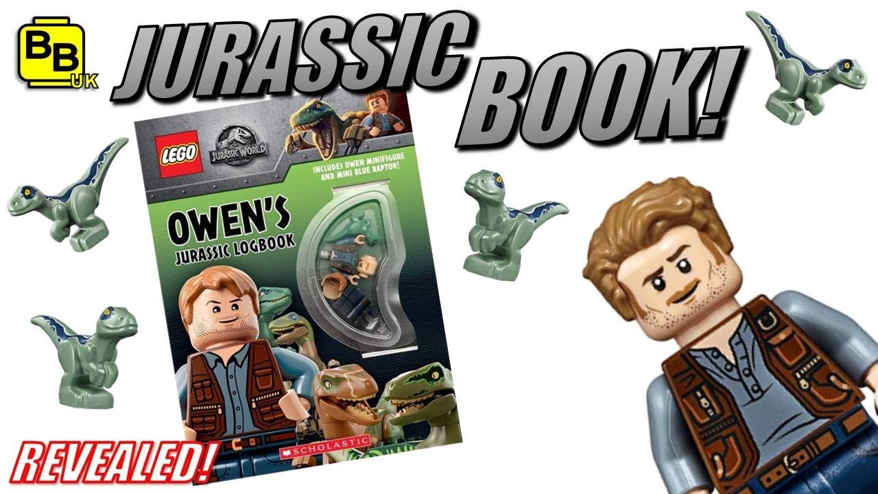 BLUE!! LEGO JURASSIC LOGBOOK REVEALED -