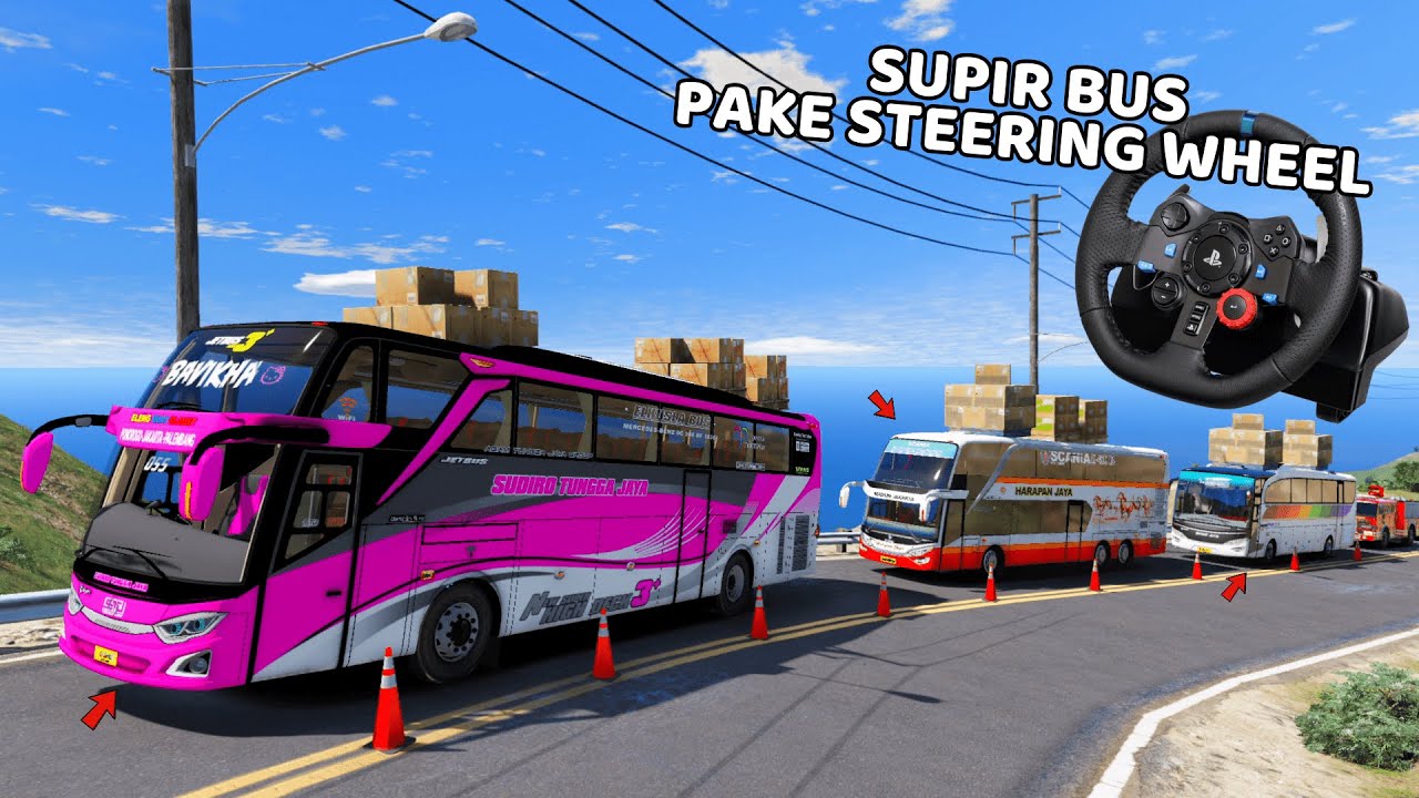 MUDIK PAKE STEERING WHEEL - GTA 5 MOD