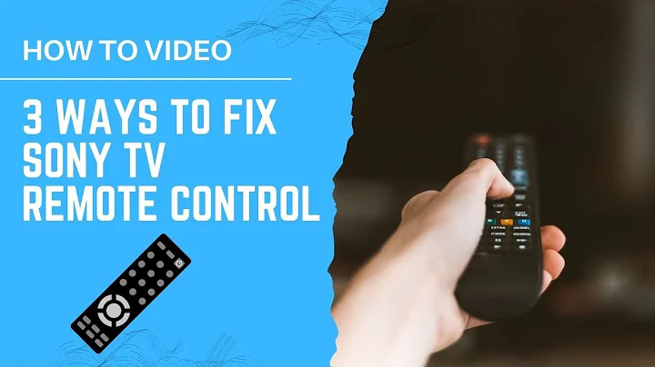 Sony Remote Not Working with TV - 3 Ways to Fix it