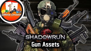 Shadowrun Gun Assets [1] (Tabletop Simulator Workshop)