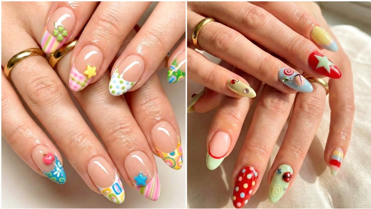 💯❤️‍🔥 Lovely Bright & Vibrant Nail Art Designs 🌈 | Colorful Nail Art Compilation