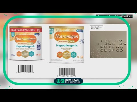 Powdered baby formula
