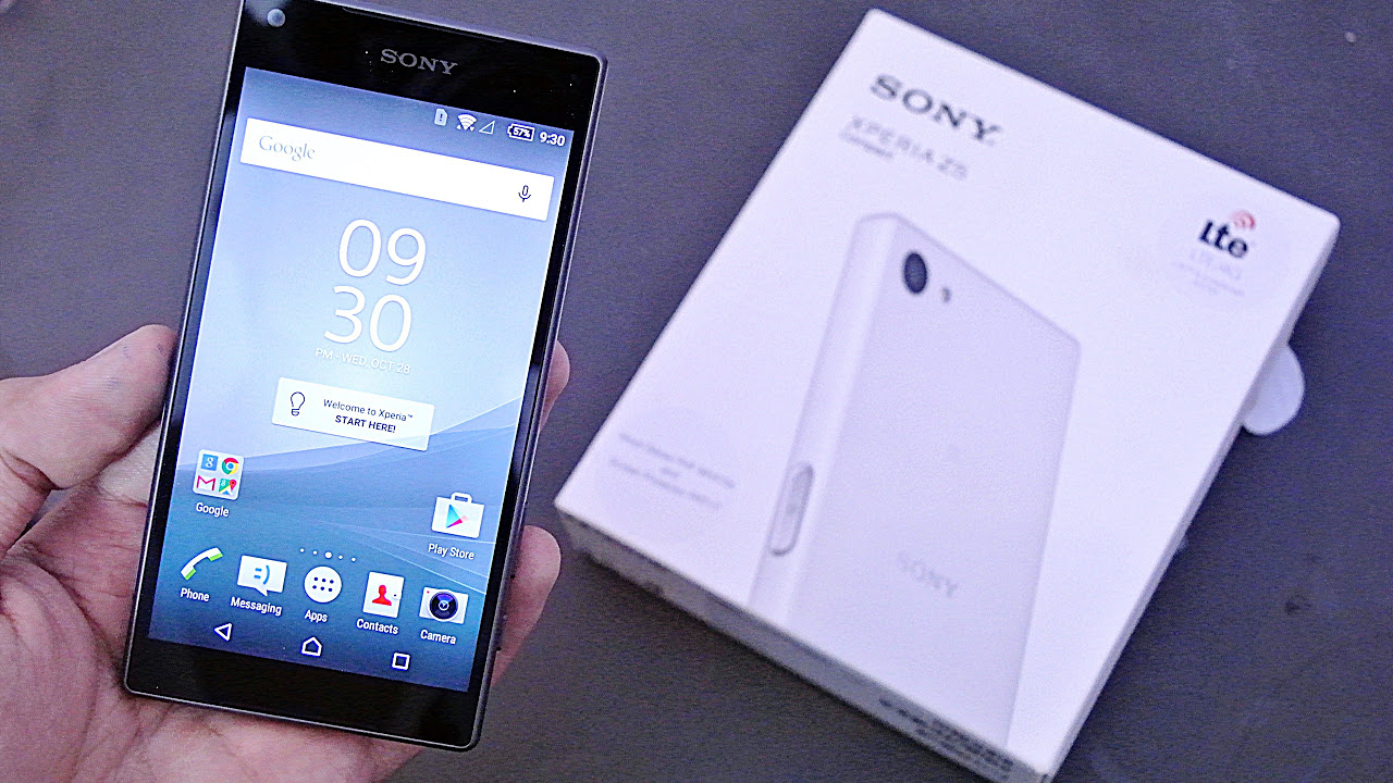 Update Sony Xperia Z5 Compact - Unboxing, First Look \u0026 Setup