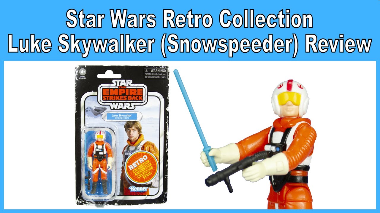 Star Wars Retro Collection ESB Luke Skywalker Snowspeeder 3.75" Action Figure 