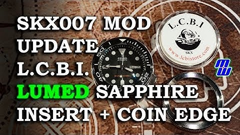 How To Change The Bezel and Insert on an SKX007 - LCBI Coin-Edge Bezel and Lumed Sapphire Insert!