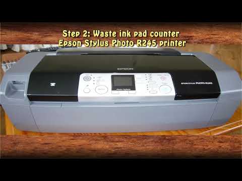 Reset Epson Stylus Photo R245 Waste Ink Pad Counter