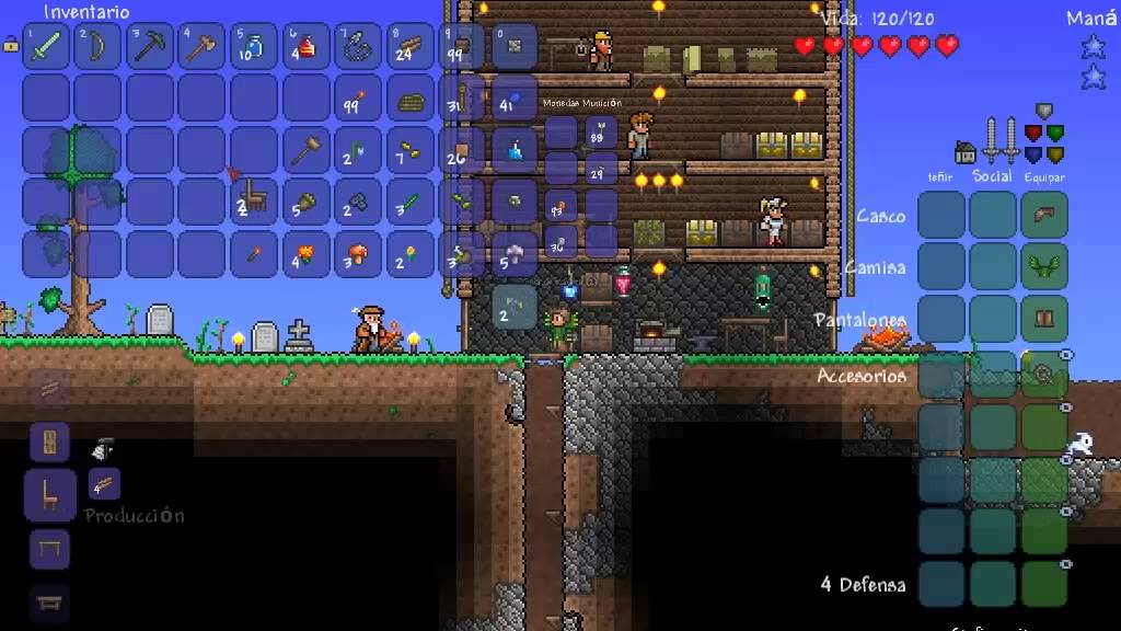 Serie de Terraria Con Tin Ep3 Un Gran Progrso y Un Gran Fail YouTube