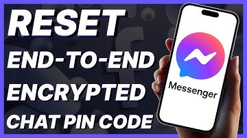 How To Reset End-To-End Encrypted Chat PIN Code On Messenger (2024)