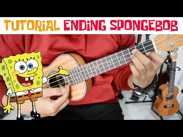 Tutorial Ukulele : SPONGEBOB ENDING SONG class=