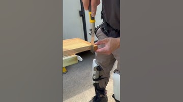 How to install squeak free stairs that last! #dewalttough #ad #diy #carpentry #remodeling