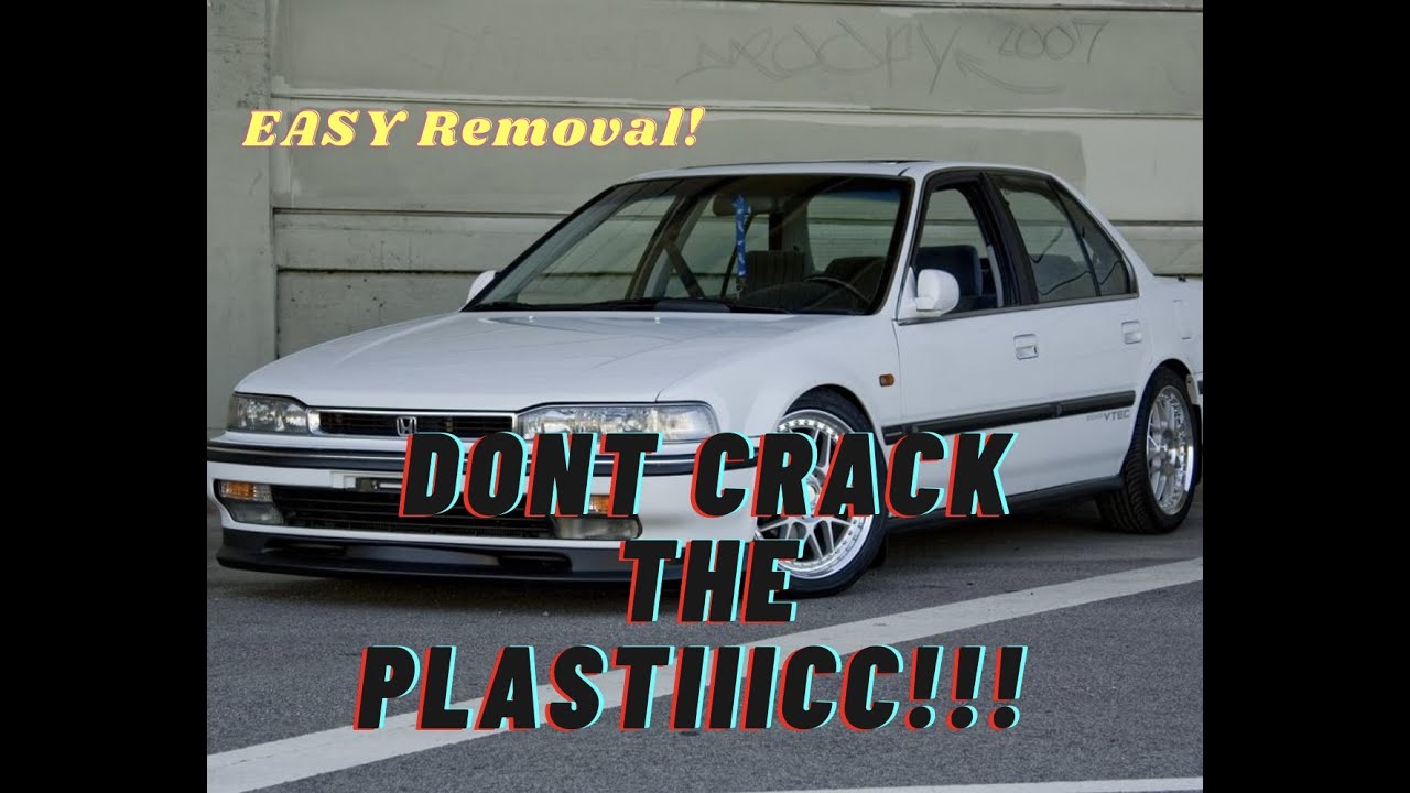 How to remove Honda Accord side skirt - YouTube