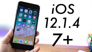 iOS 12.1.4 OFFICIAL On iPHONE 7+! (Review)