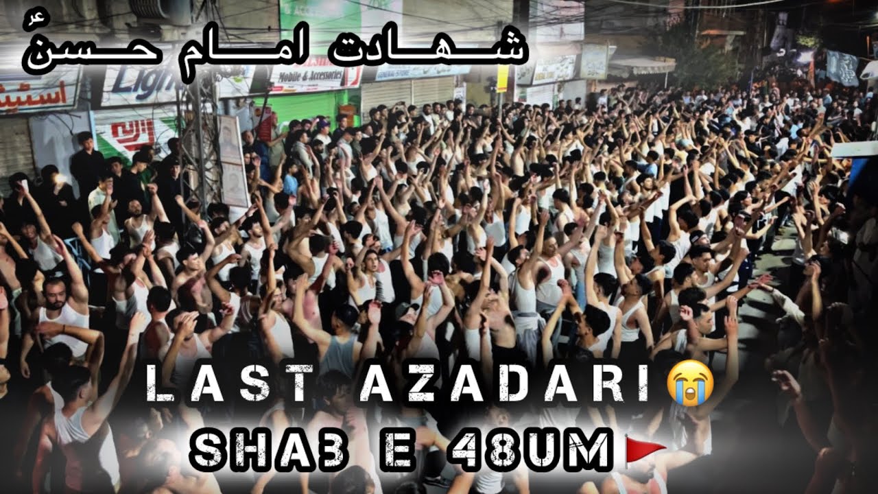 Juloos e Shahadat e Imam Hassanؑ 😭💔- 28 Saffar Ul Muzaffar - All Dastay Matamdari 🥺