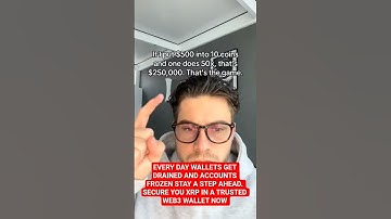 SECURE YOUR CRYPTO WITH WEB3.0 LINK IN BIO#xrp #crypto #xrpnews #web3#fyp #viral #xrppriceprediction