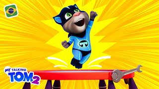 Super Cama Elástica 🦸‍♂️💨 Meu Talking Tom 2 (Novo Trailer Animado)