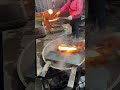 Manufacturing decorative glass, where gravity and the free flow of liquids come into play.