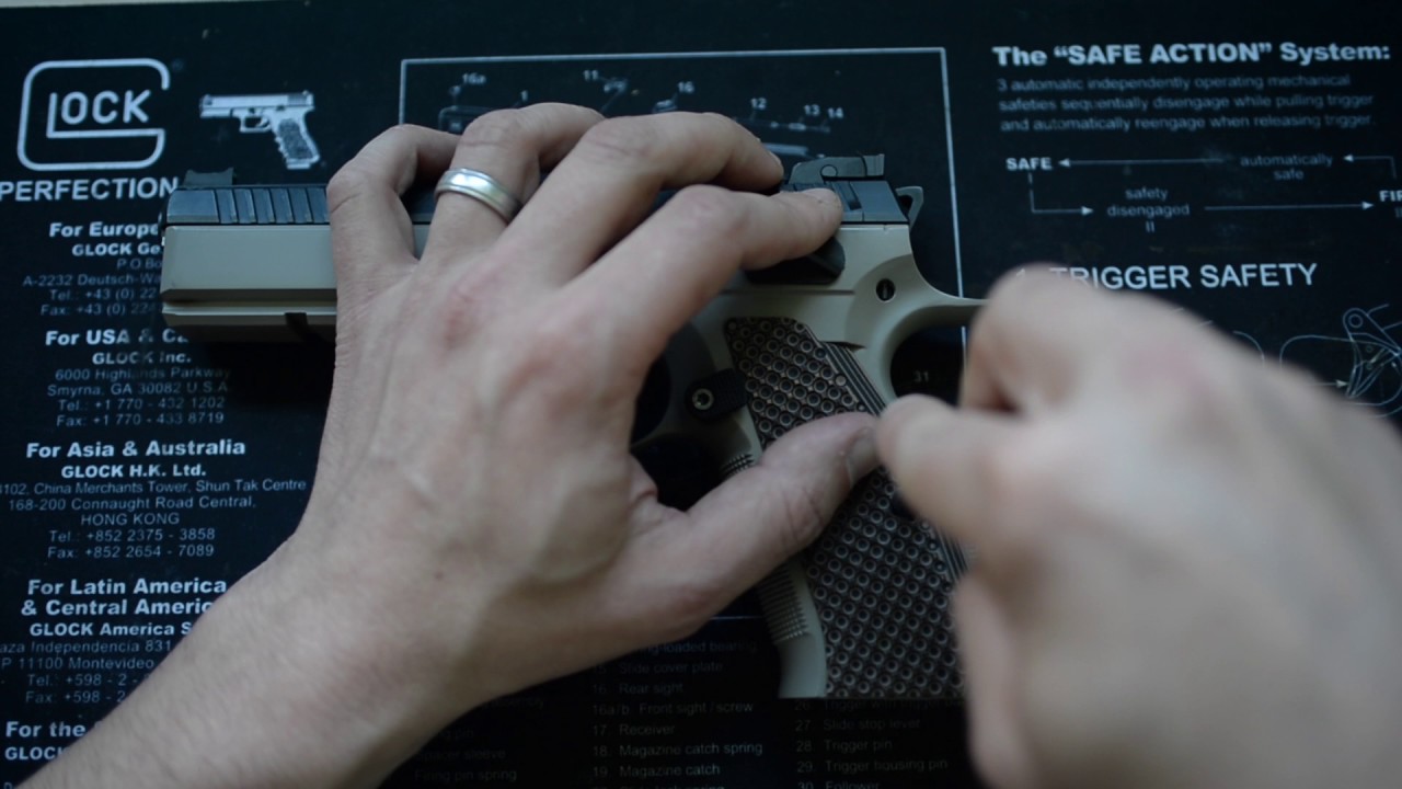 LOK Grips Instalando THIN BOGIES en CZ Shadow 2 YouTube