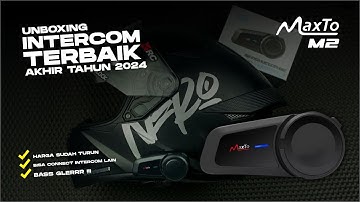UNBOXING INTERCOM MAXTO M2 || REKOMENDASI INTERCOM MURAH DIBAWAH SEJUTA