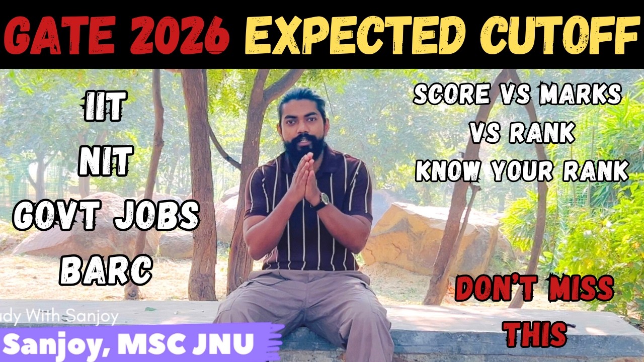 GATE 2026 Expected Cutoff 🔥 | PhD, MTech & Govt Jobs (BARC, DRDO, ISRO) Complete Guide