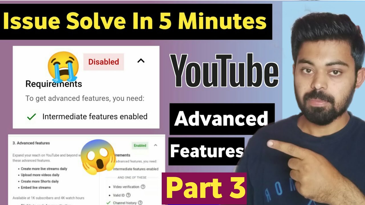 How To Enable YouTube Advance Feature - 100% Disabled YouTube Advance ...